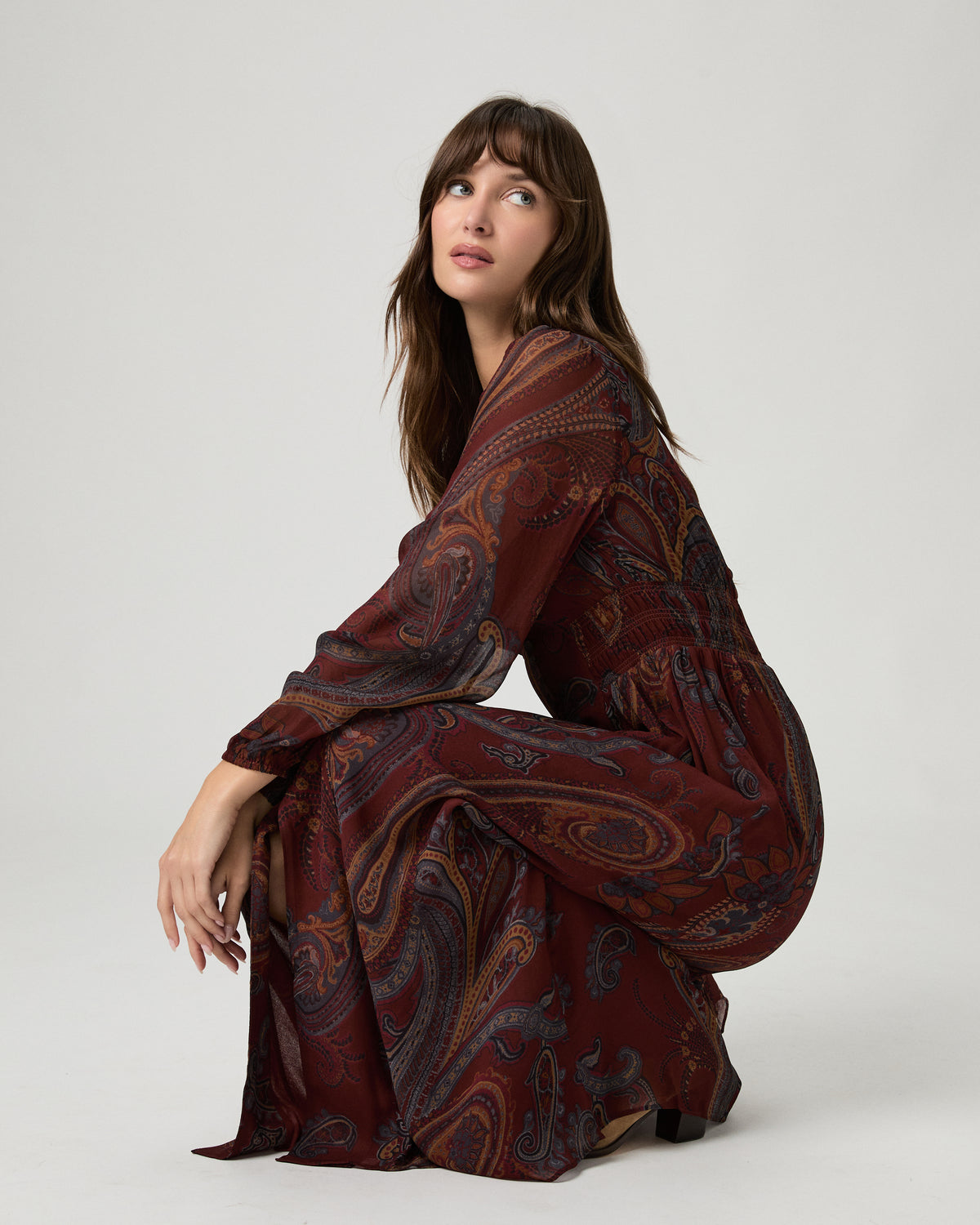 Juna Dress - Garnet Multi XXS