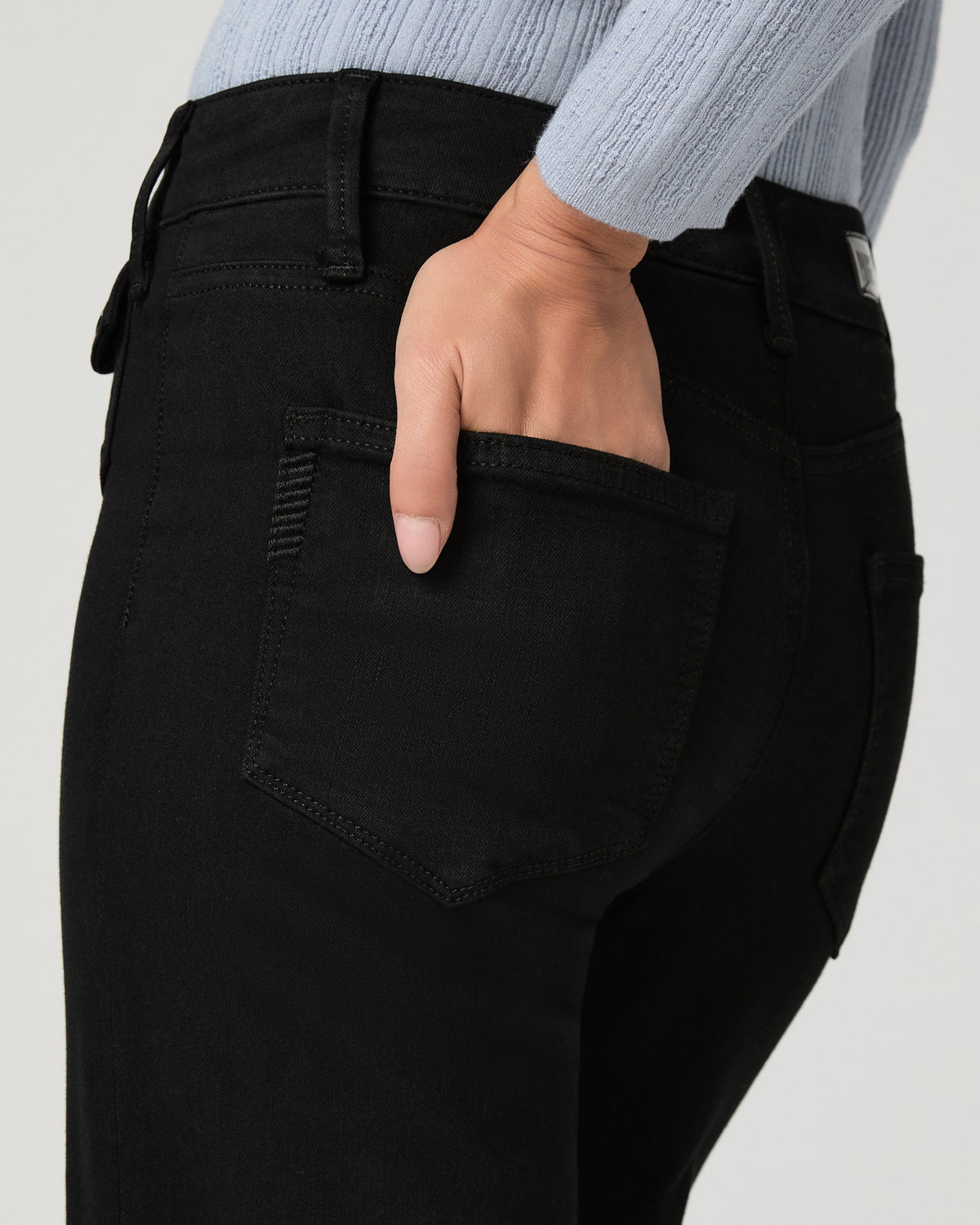 Leenah Petite Wide Leg Jean - Black Shadow 23