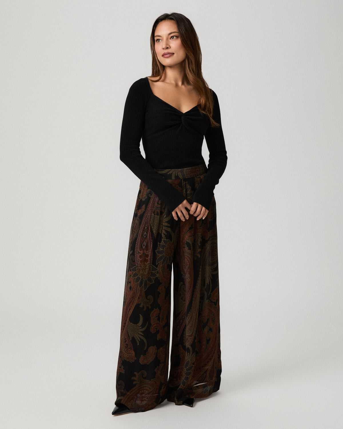 Carina Pant Petite 29in - Black Multi 00
