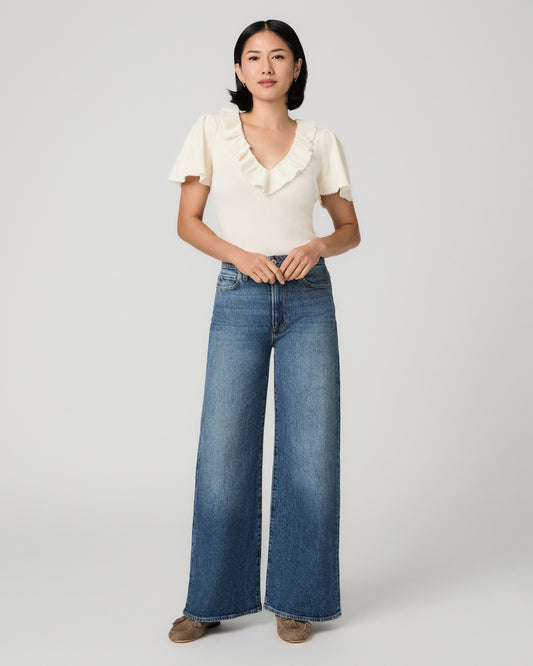 Frances Petite Wide Leg Jean - Serata