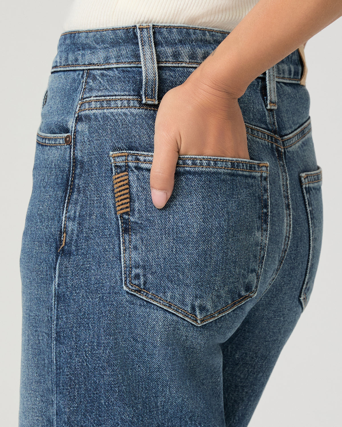 Frances Petite Wide Leg Jean - Serata