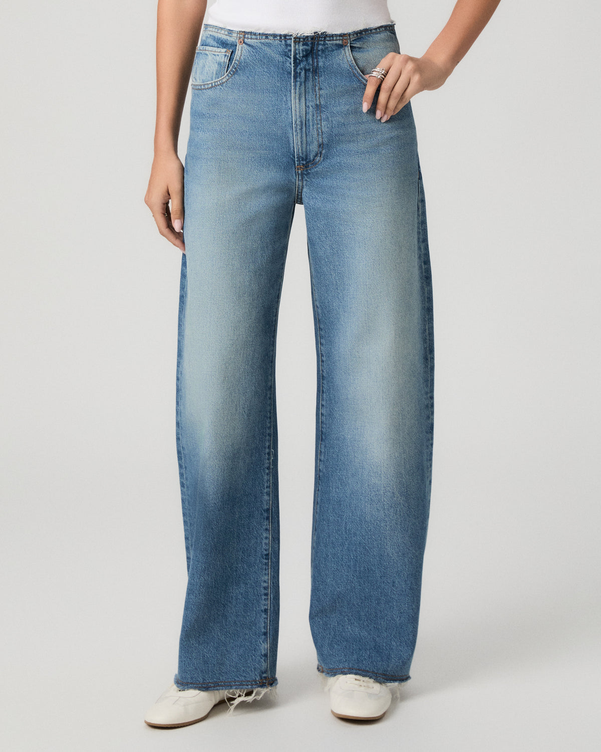 Arellia Skimmer W Raw Edge Waistband - Morning Rays 23
