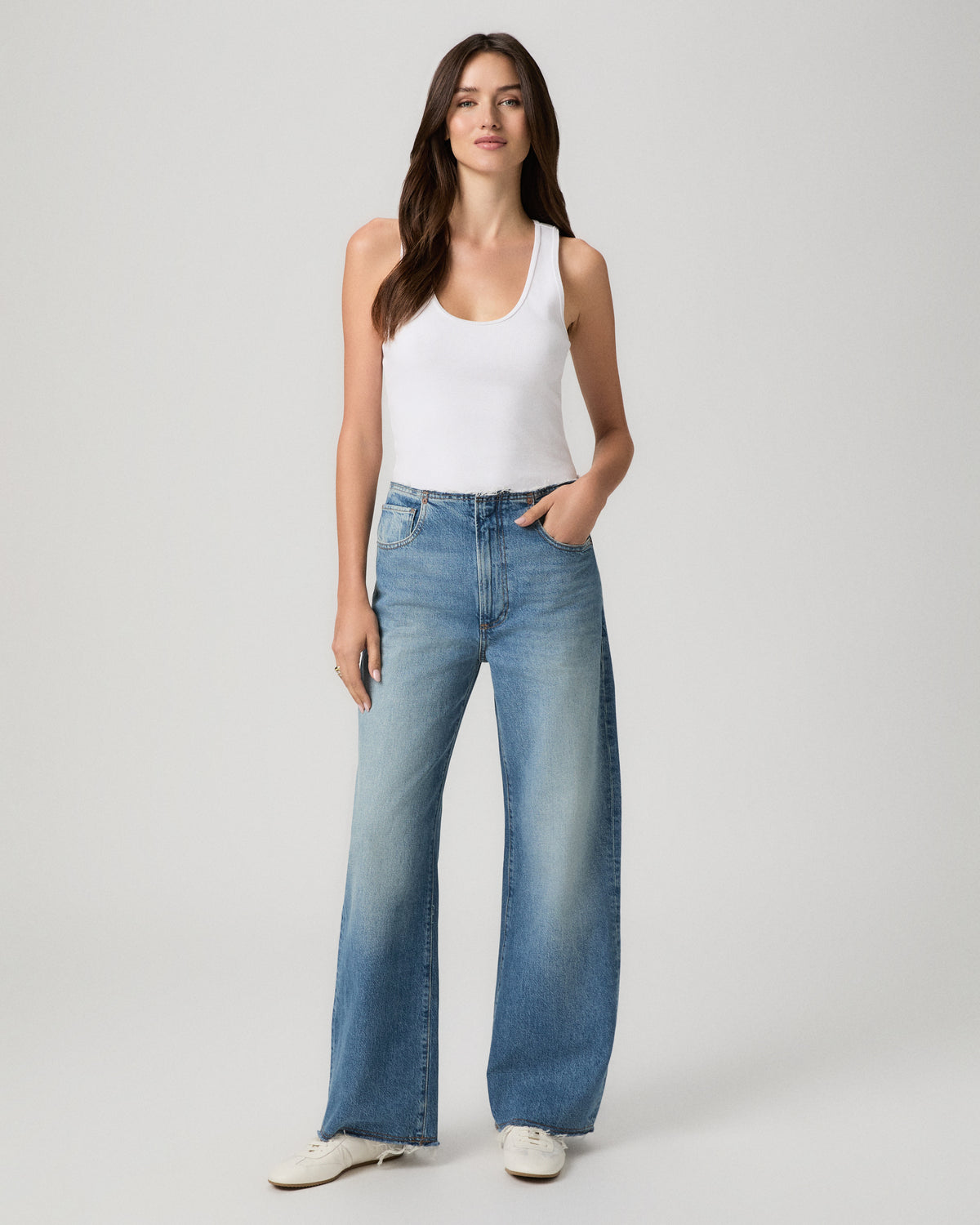 Arellia Skimmer W Raw Edge Waistband - Morning Rays 23