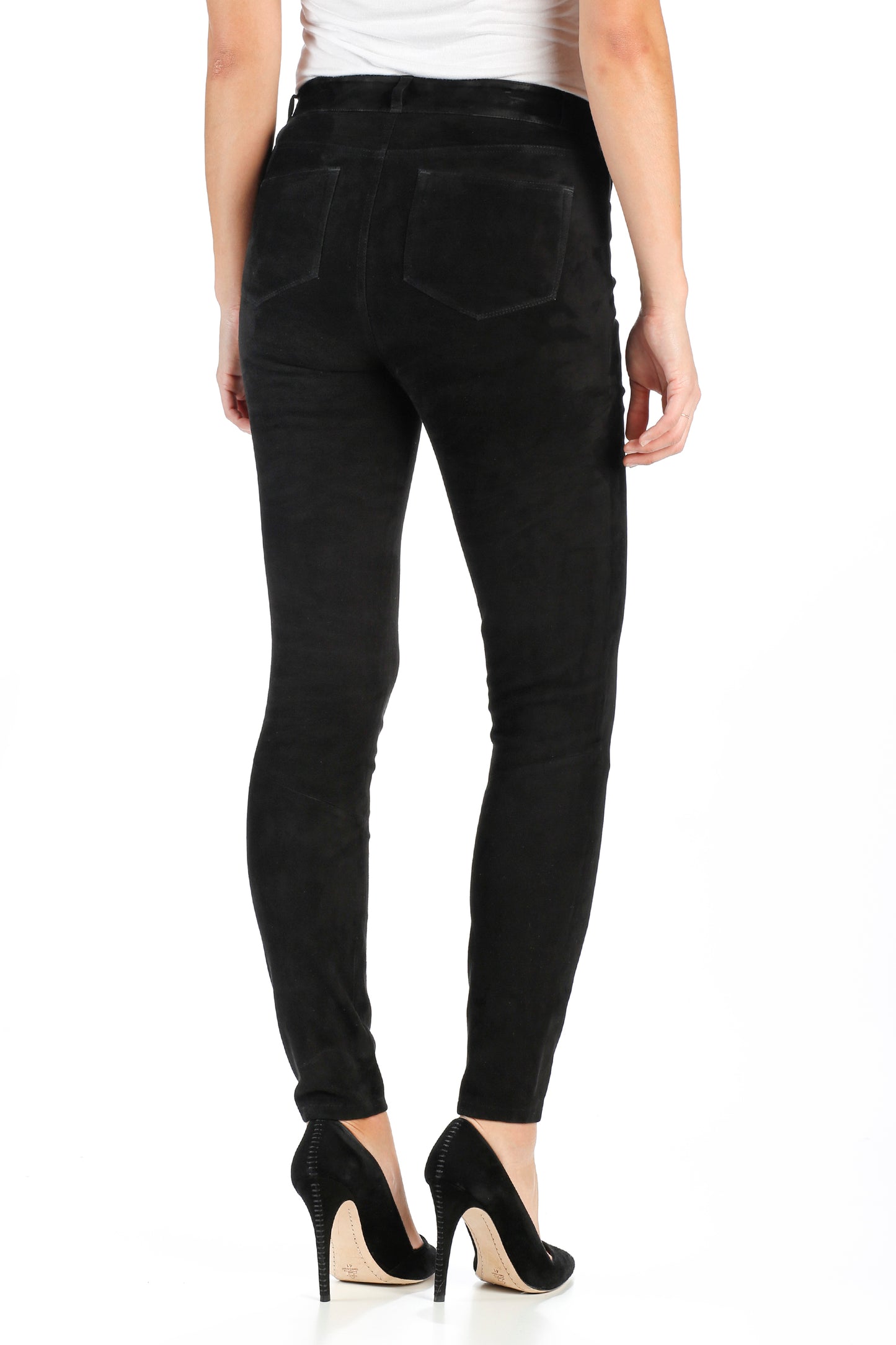 Edgemont Pant - Black Suede
