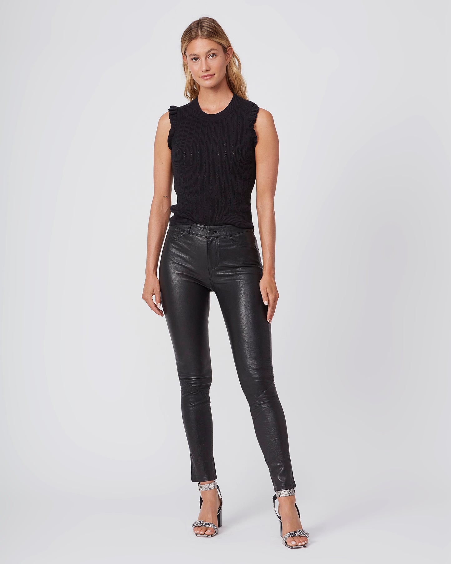 Hoxton Ultra Skinny Pant - Black Leather