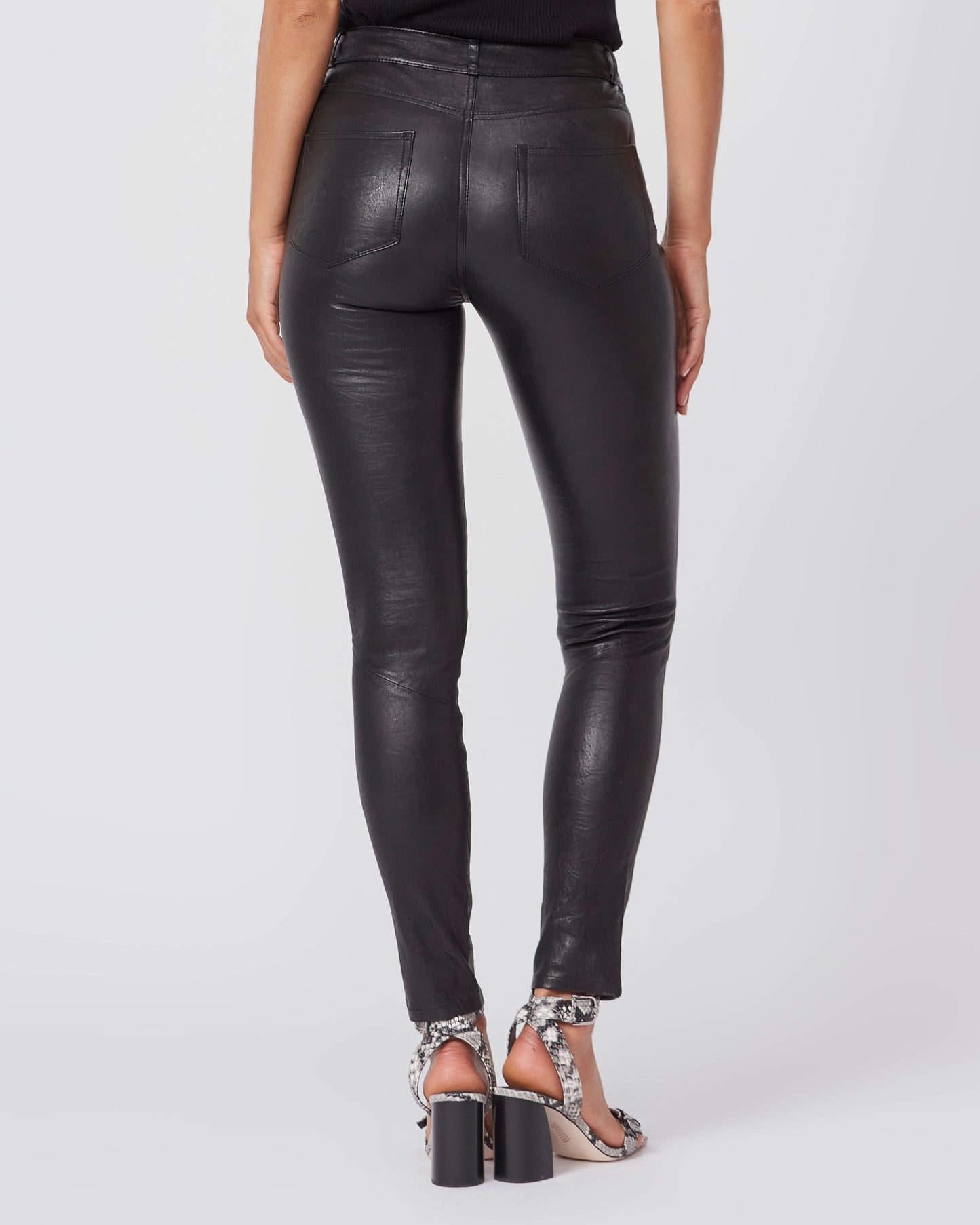 Hoxton Ultra Skinny Pant - Black Leather