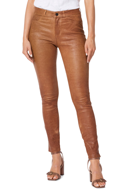 Hoxton Ultra Skinny Pant - Dark Argan Leather