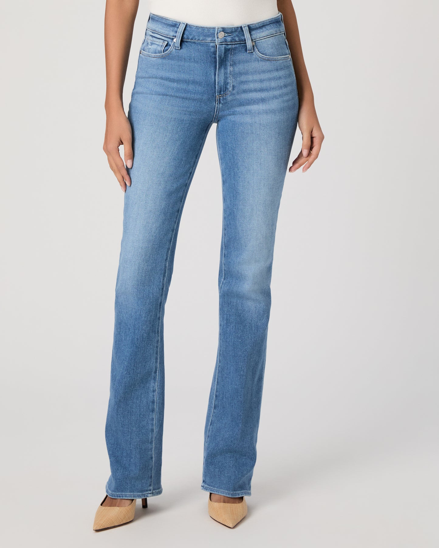 High Rise Manhattan Bootcut - Vino Vibes 23