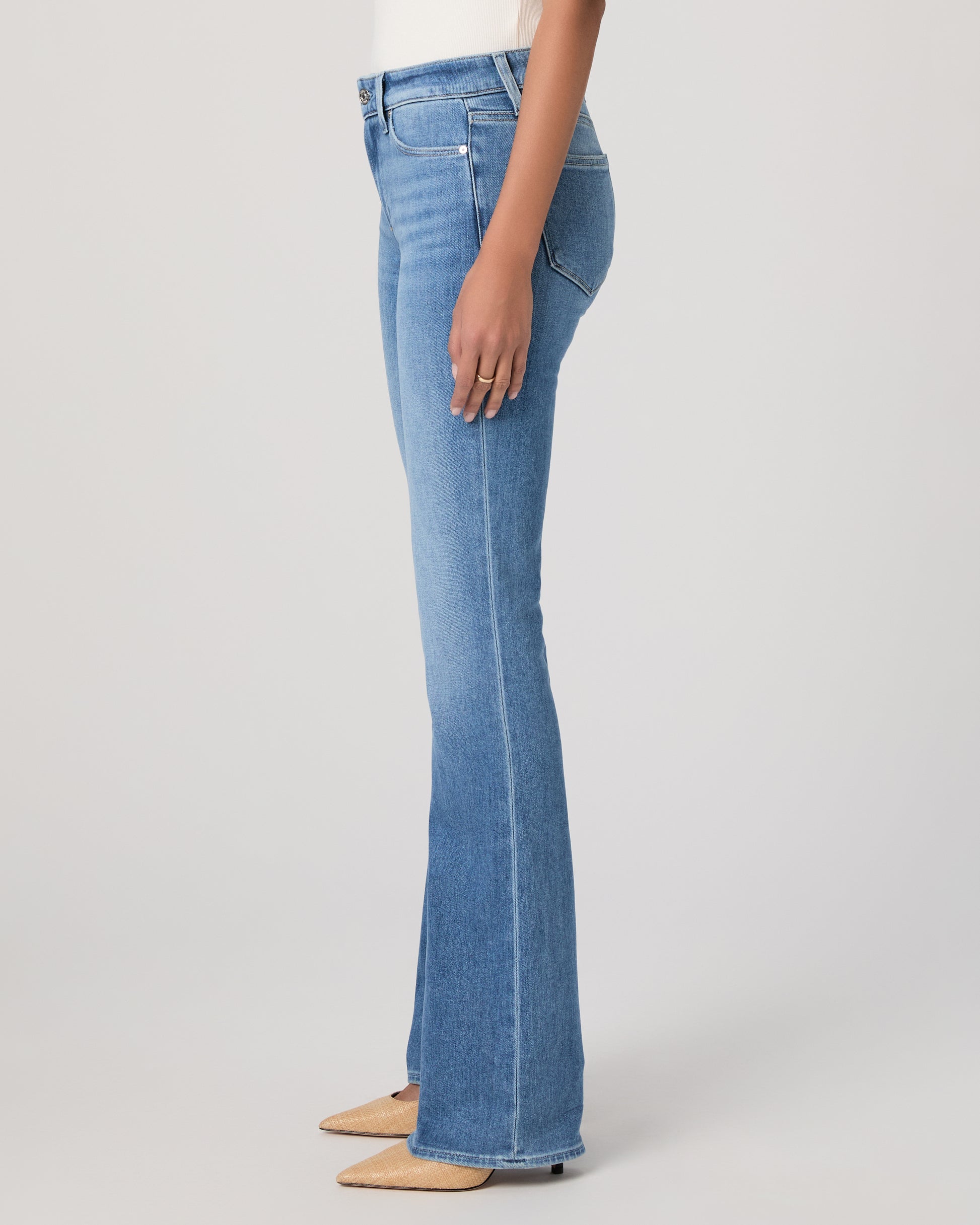 High Rise Manhattan Bootcut - Vino Vibes 23