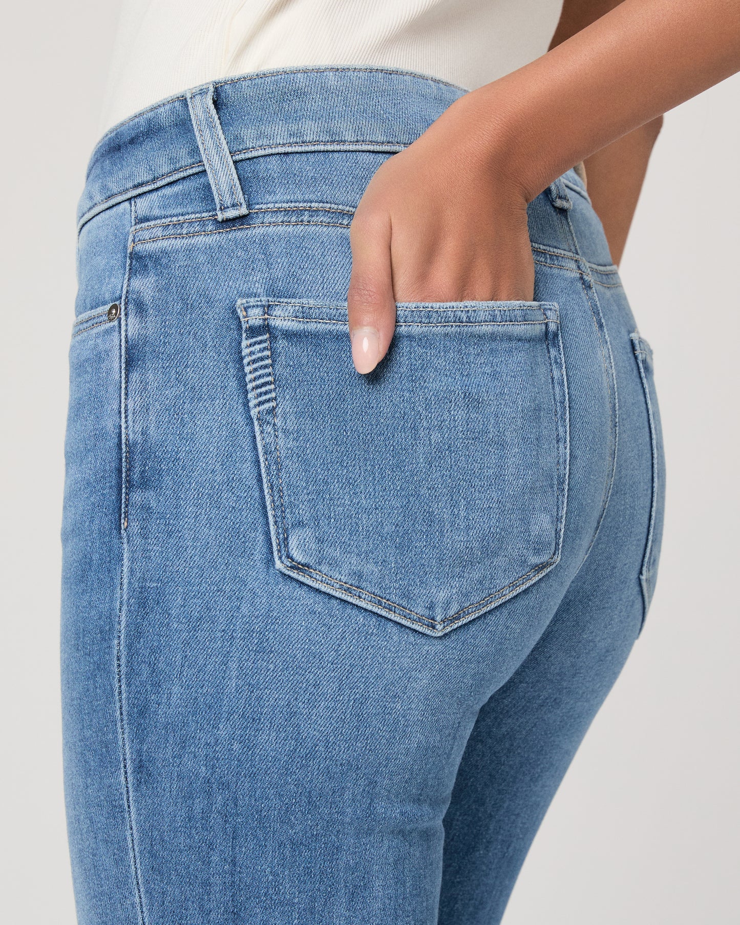 High Rise Manhattan Bootcut - Vino Vibes 23