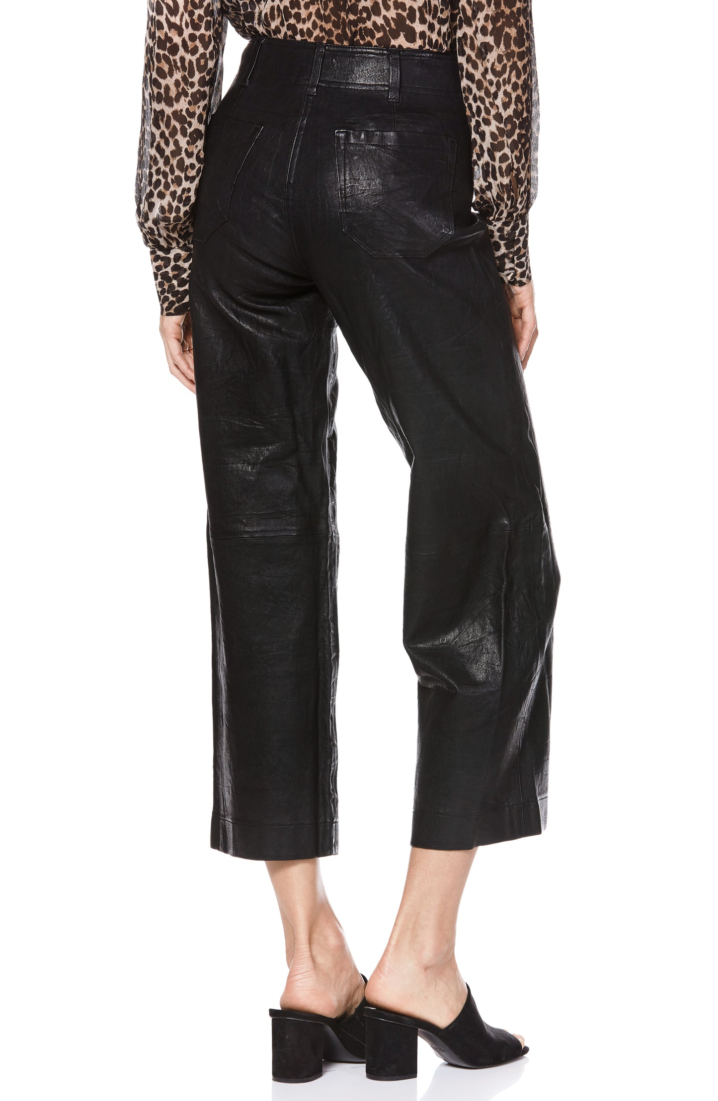 Nellie Culotte - Black Leather