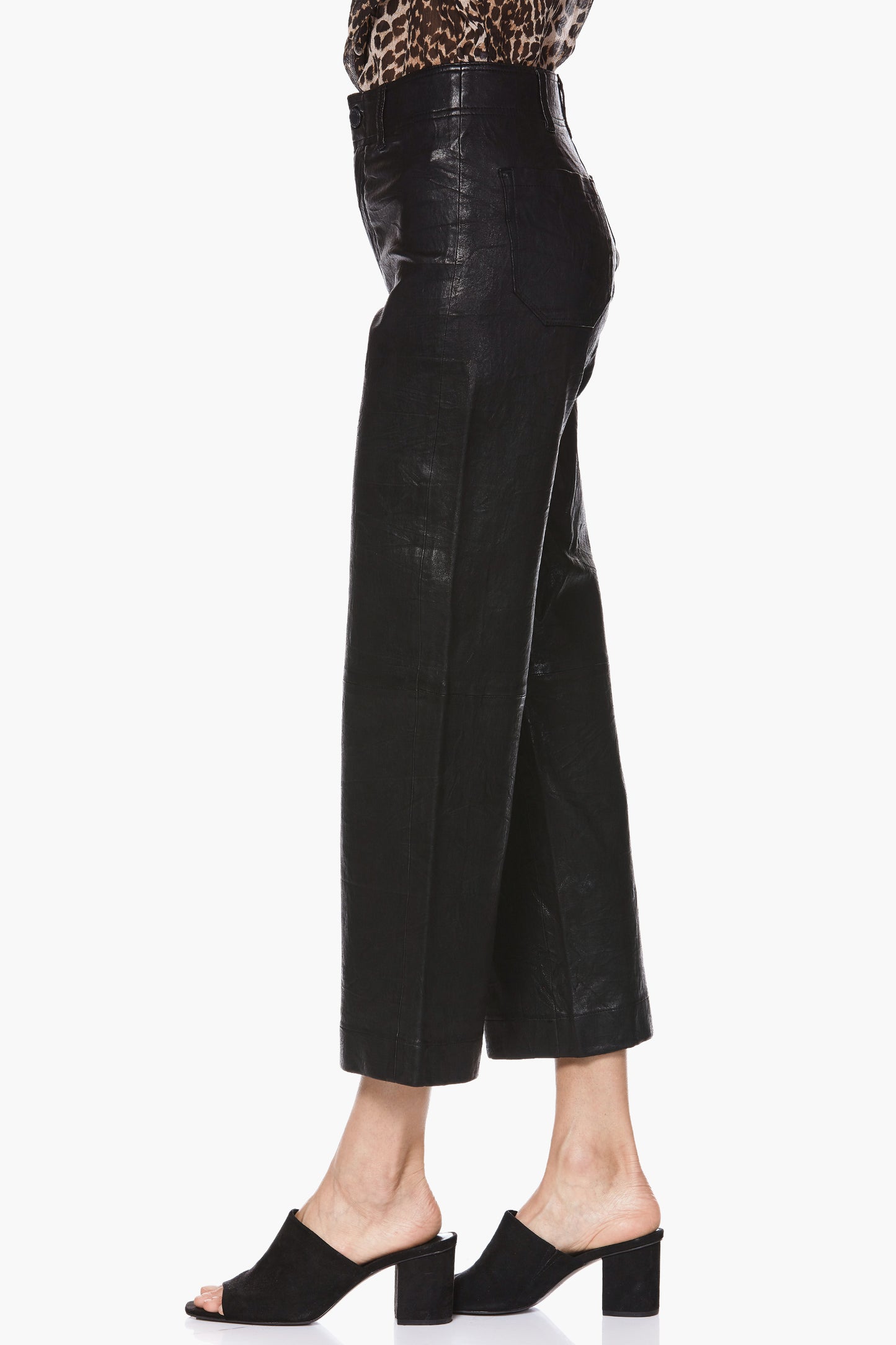 Nellie Culotte - Black Leather