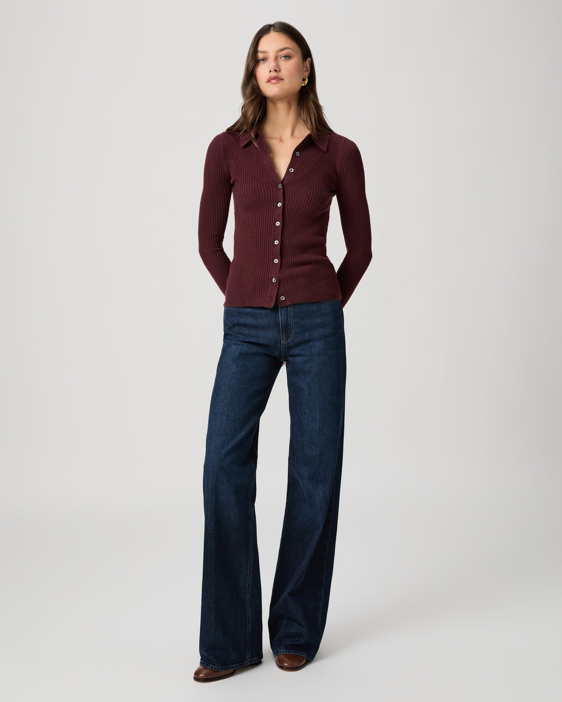 Jayde Top - Oxblood XXS