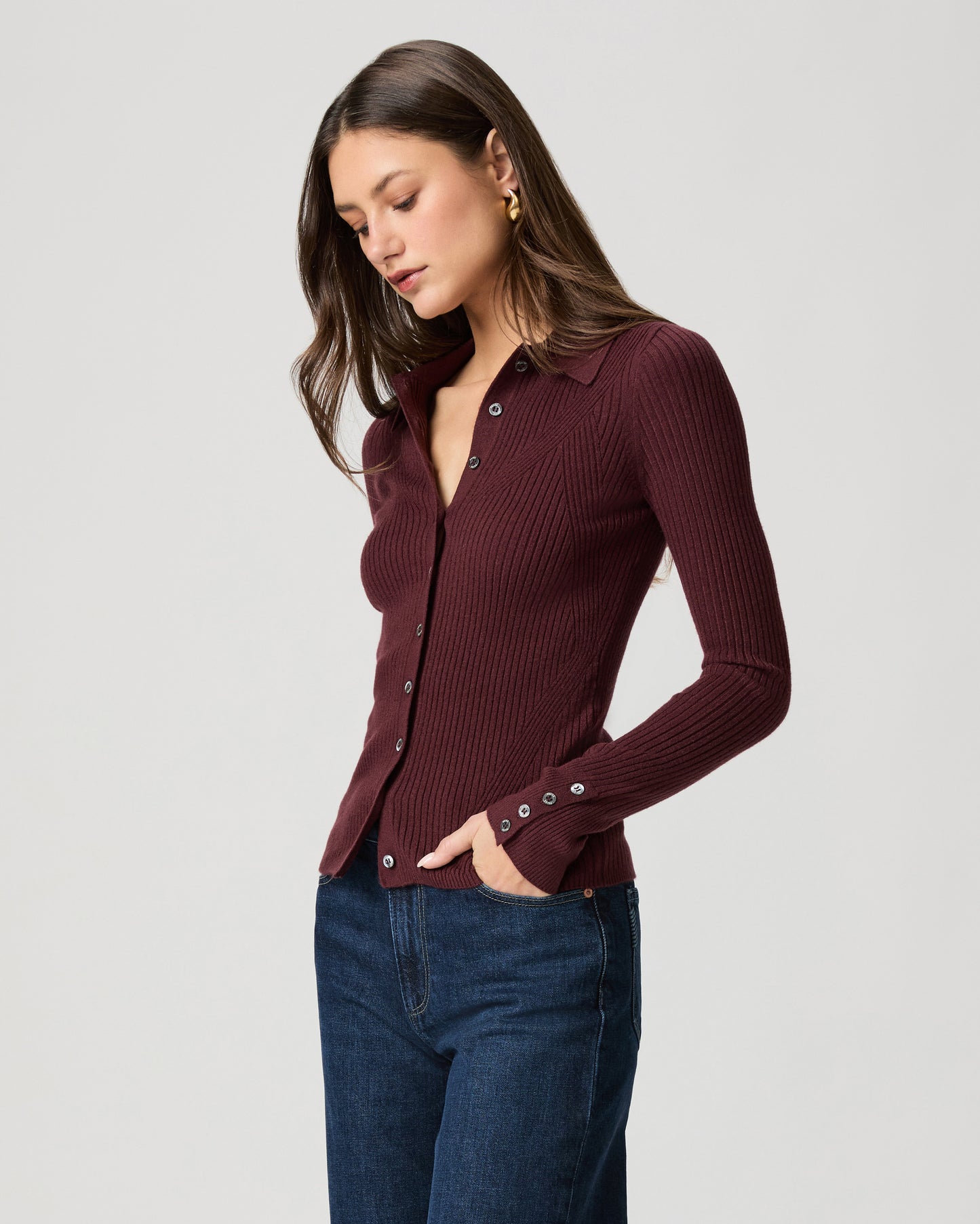 Jayde Top - Oxblood XXS