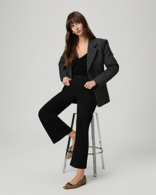 Anessa Wide Leg Jean - Black Shadow 23