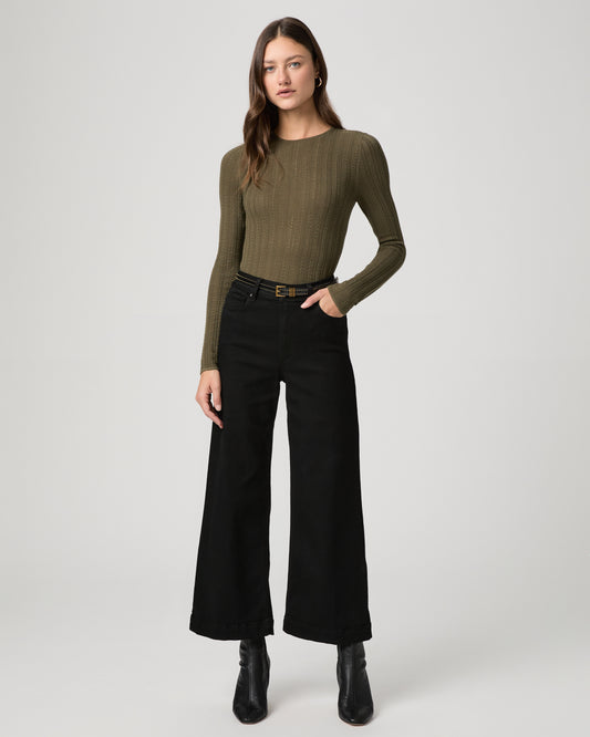 Anessa Wide Leg Jean - Black Shadow 23