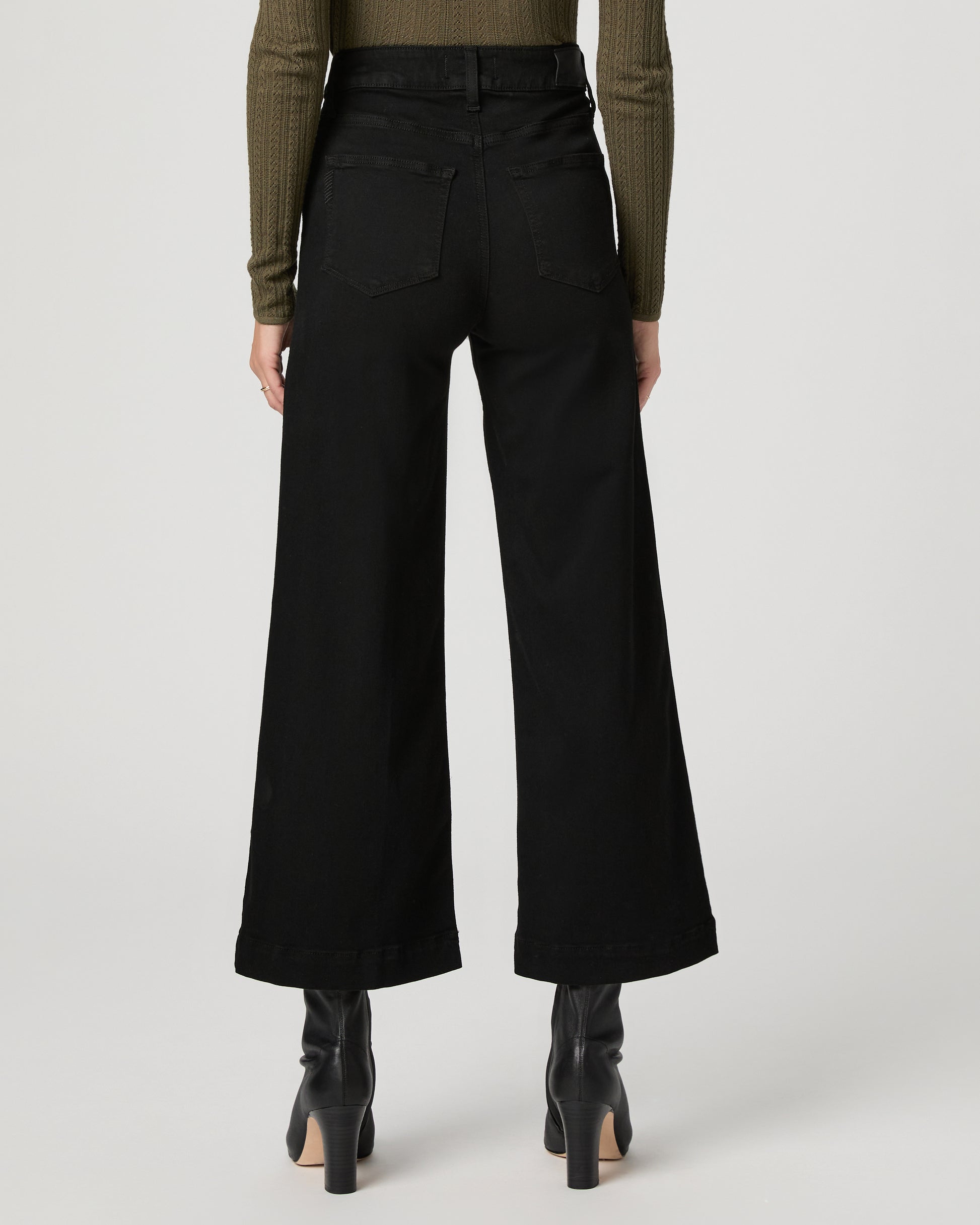 Anessa Wide Leg Jean - Black Shadow 23