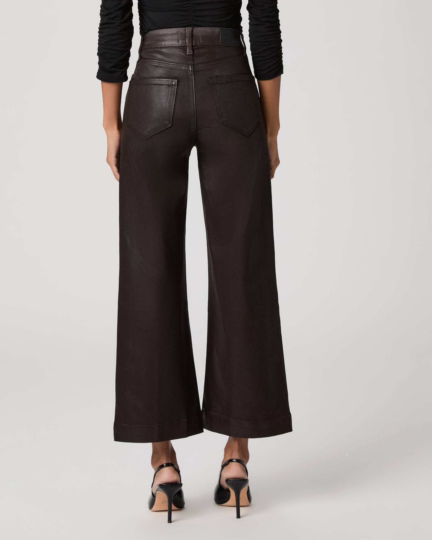 Anessa Wide Leg Jean - Chicory Coffee Luxe Coating 23