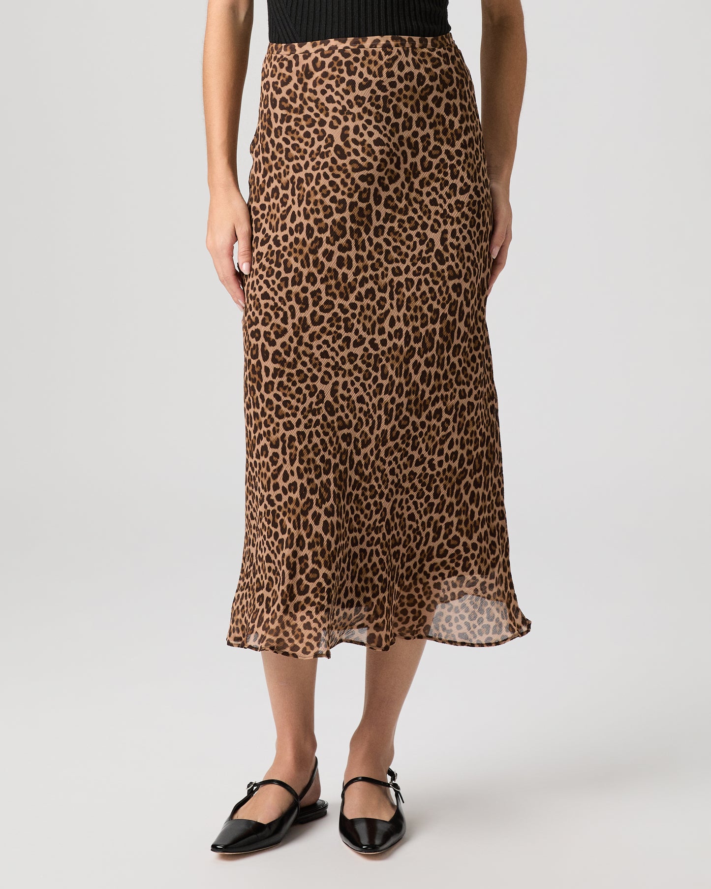 Cicely Midi Skirt - Natural Multi Silk 00