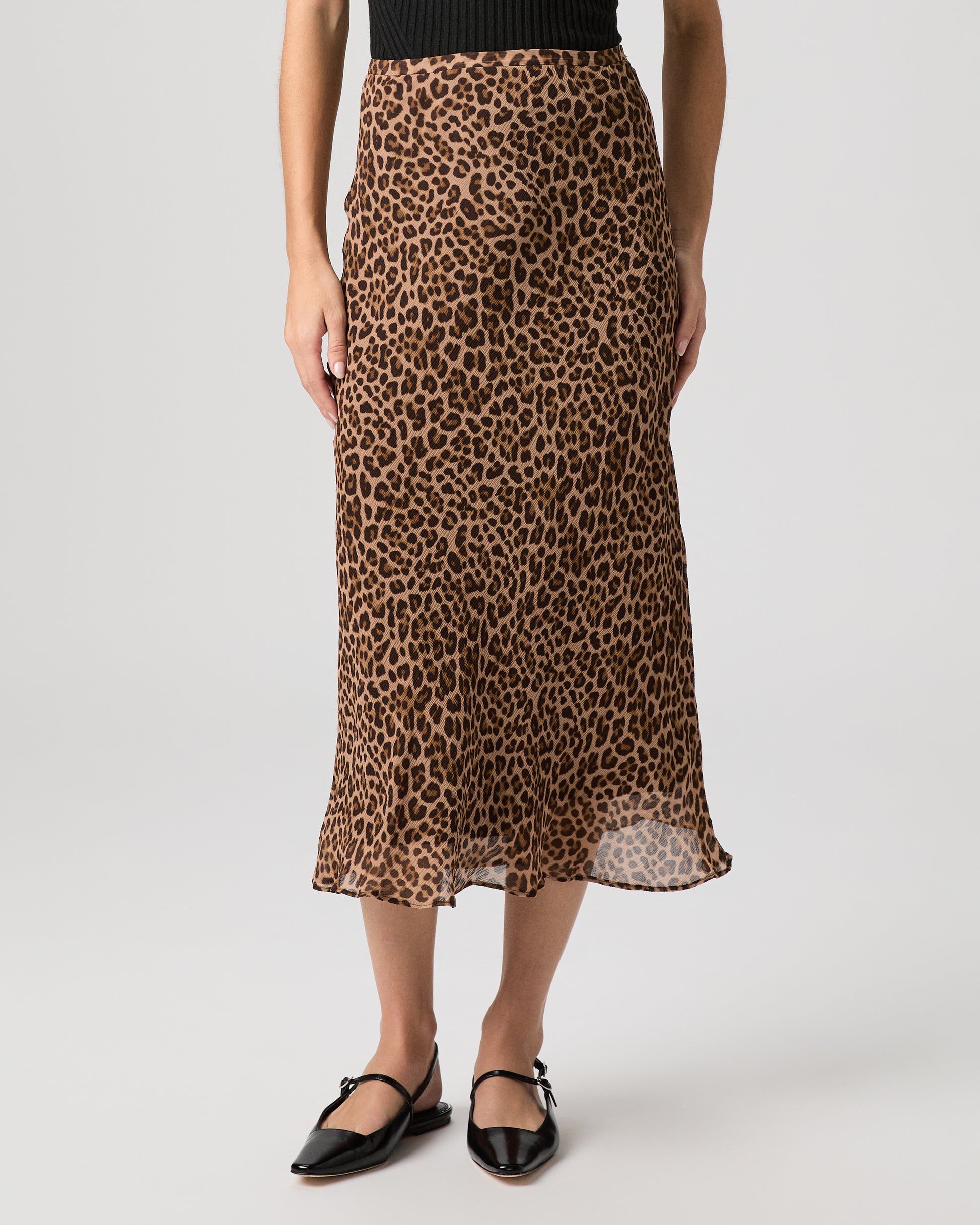 Cicely Midi Skirt - Natural Multi Silk 00