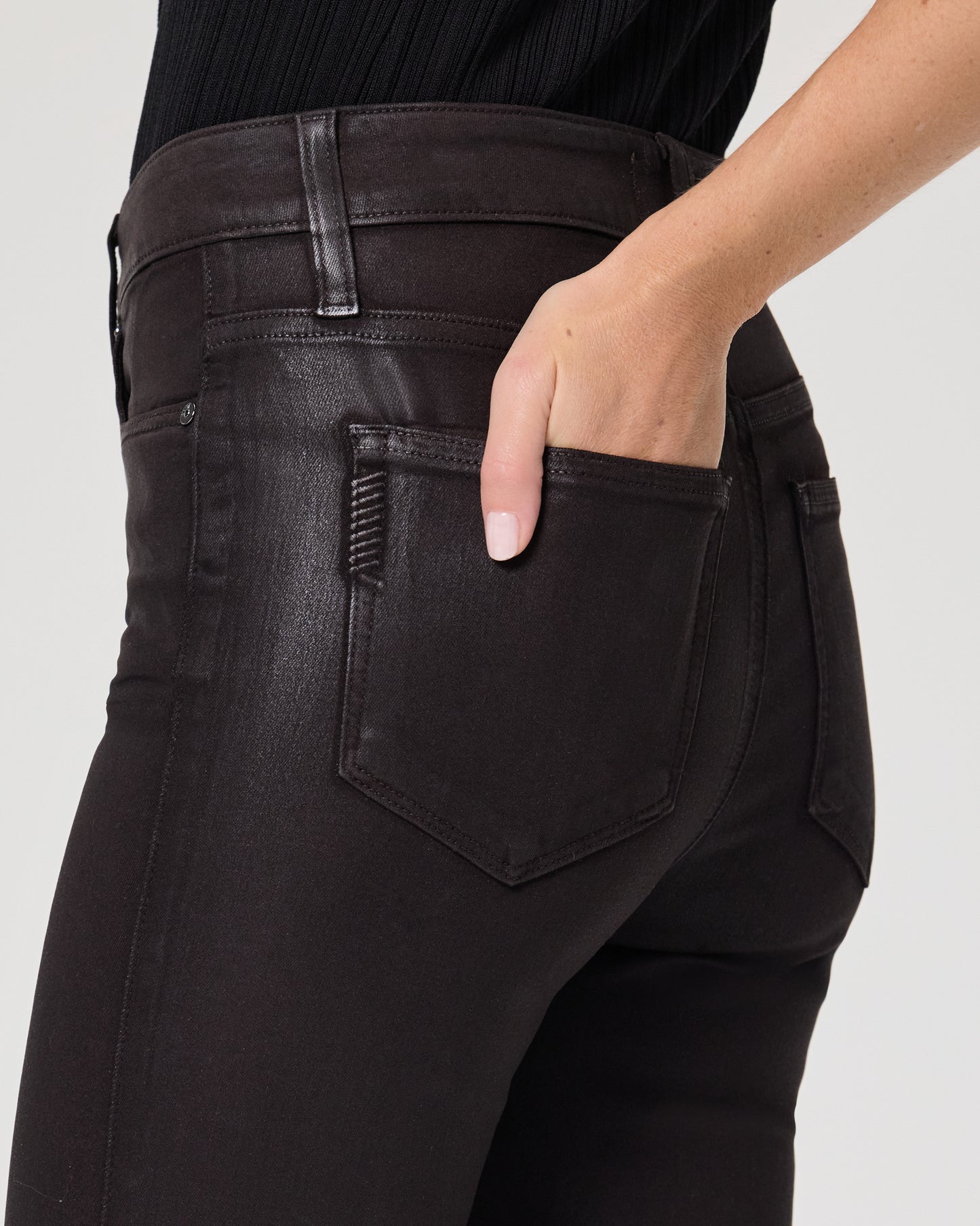 High Rise Laurel Canyon Bootcut Jean - Chicory Coffee Luxe Coating 23