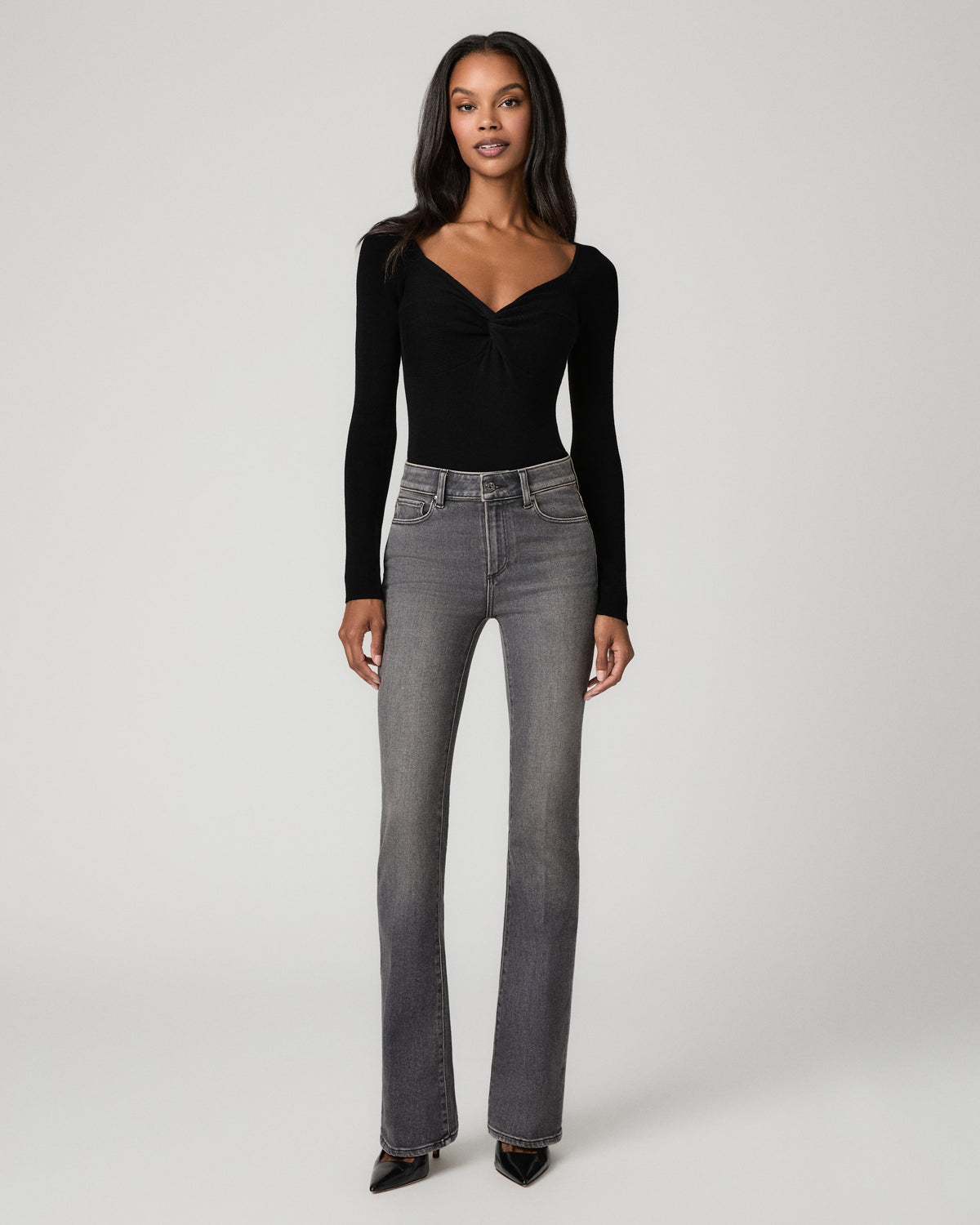 High Rise Laurel Canyon Bootcut Jean - Malibu Mist 23