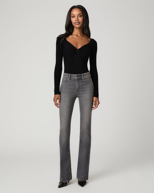 High Rise Laurel Canyon Bootcut Jean - Malibu Mist 23