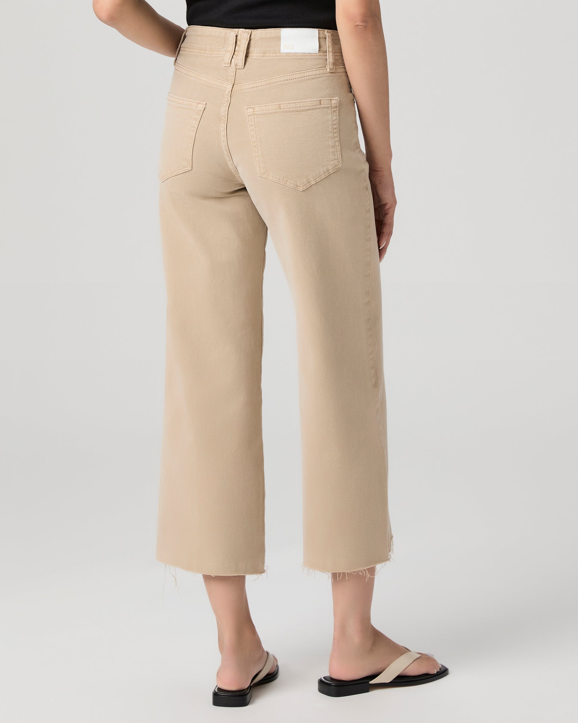Anessa Petite Wide Leg Jean - Vintage Soft Sand 23