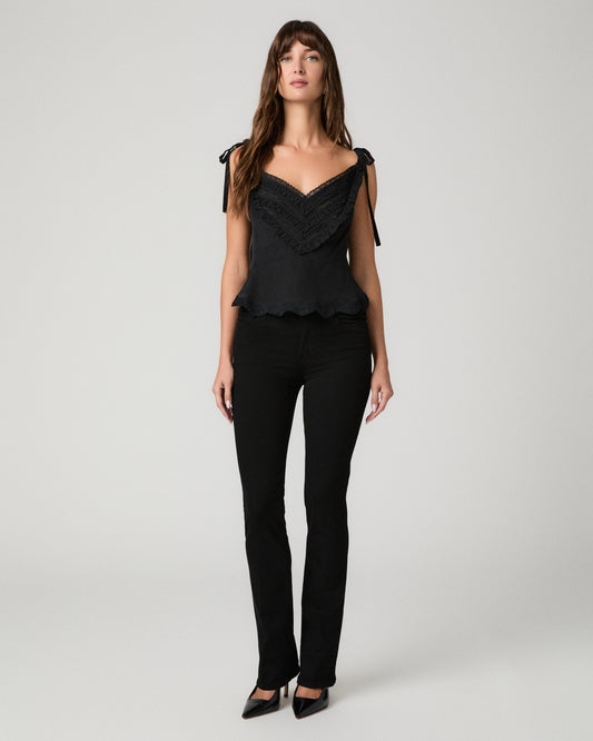 High Rise Manhattan 32 Inch Bootcut Jean - Black Shadow 23