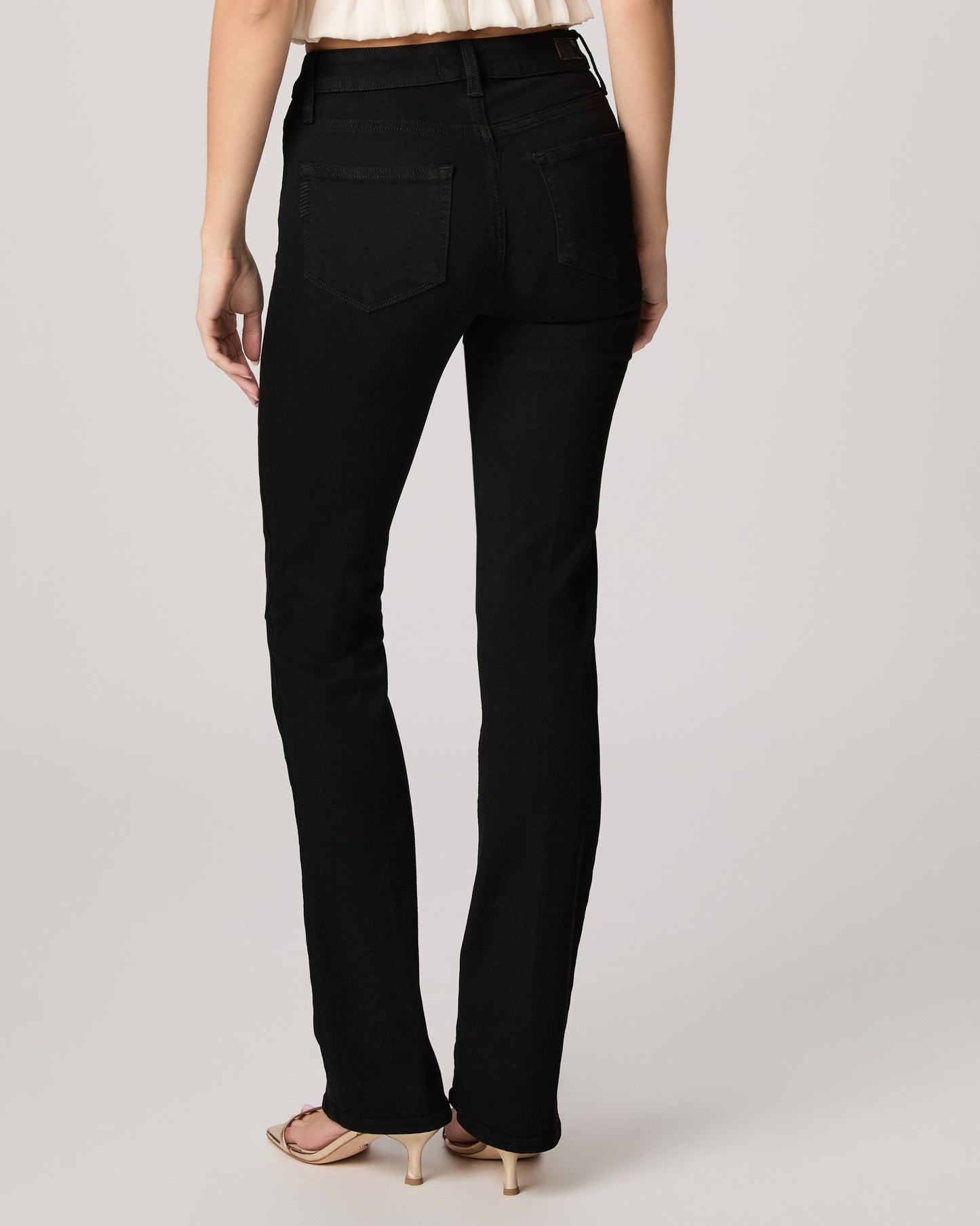 High Rise Manhattan 32 Inch Bootcut Jean - Black Shadow