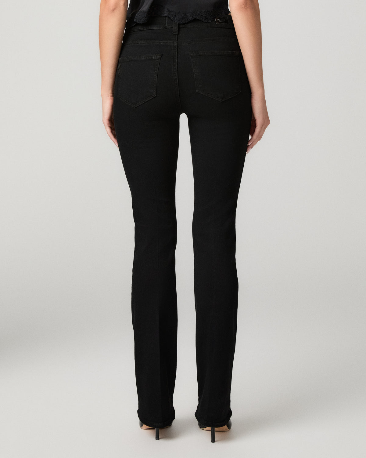 High Rise Manhattan 32 Inch Bootcut Jean - Black Shadow 23