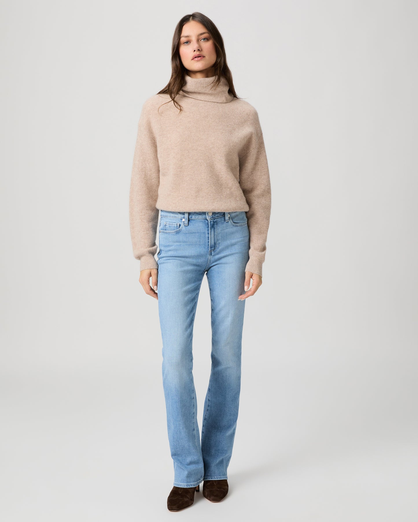 High Rise Manhattan 32 Inch Bootcut Jean - Vail 23