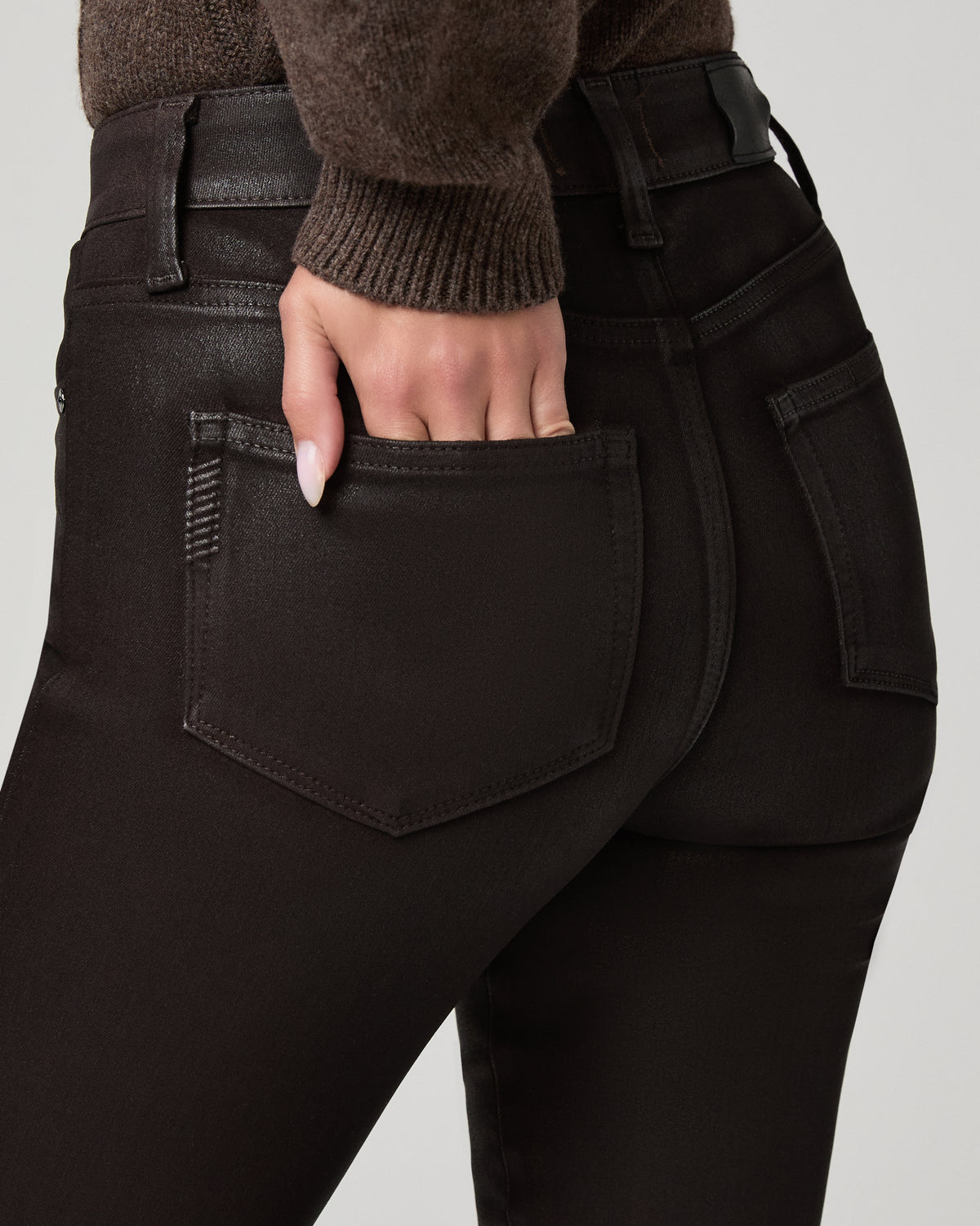 High Rise Laurel Canyon 32in - Chicory Coffee Luxe Coating 23