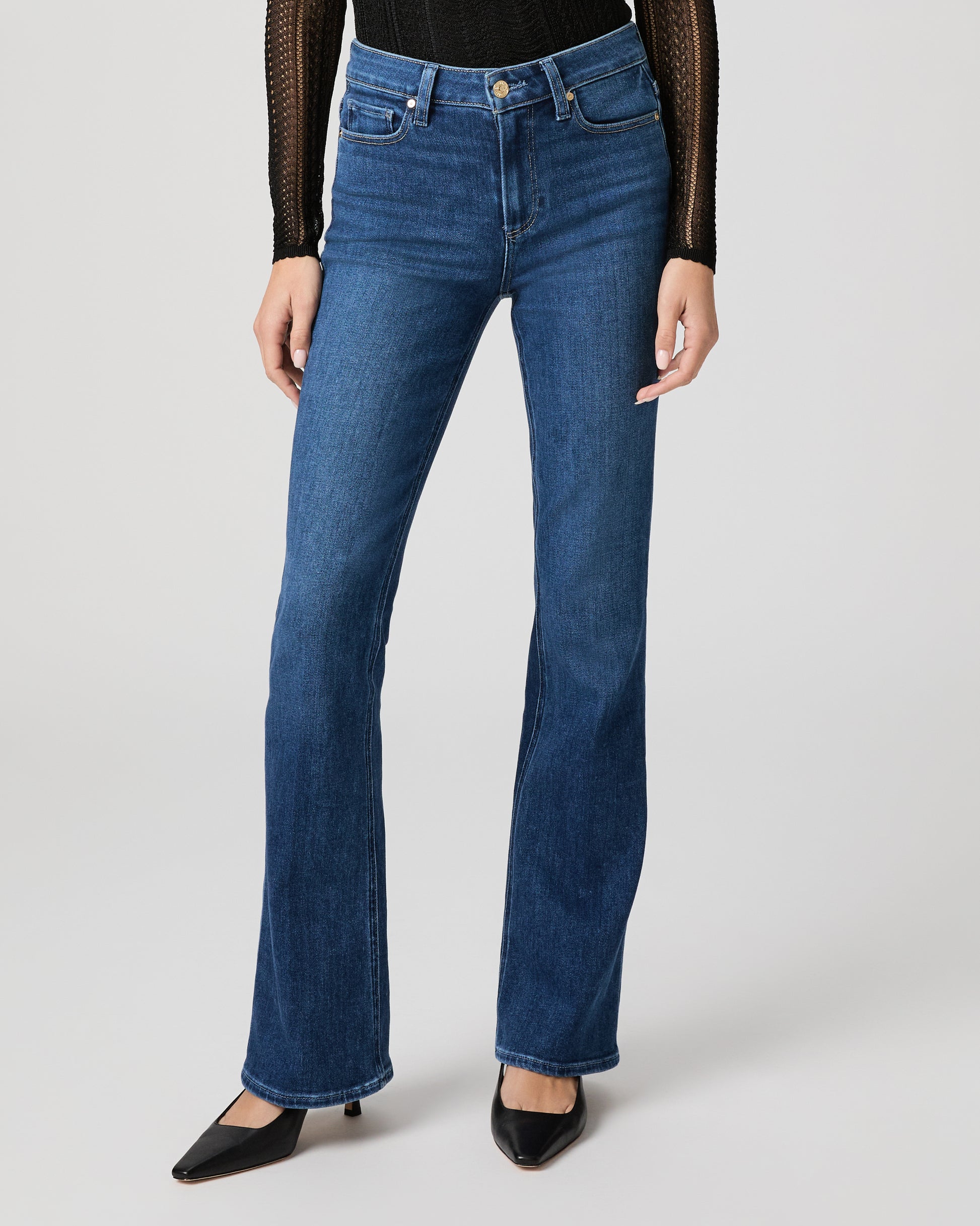 High Rise Laurel Canyon 32 Inch Bootcut Jean - Aerial 23