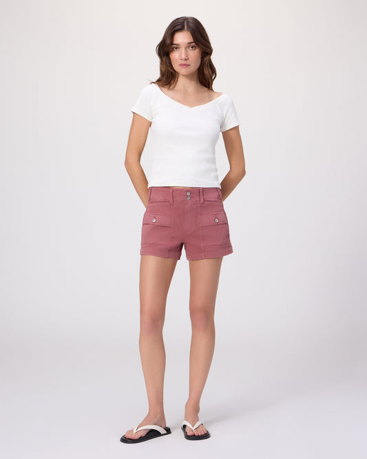 Olivia Cargo Short - Vintage Brick Berry 23