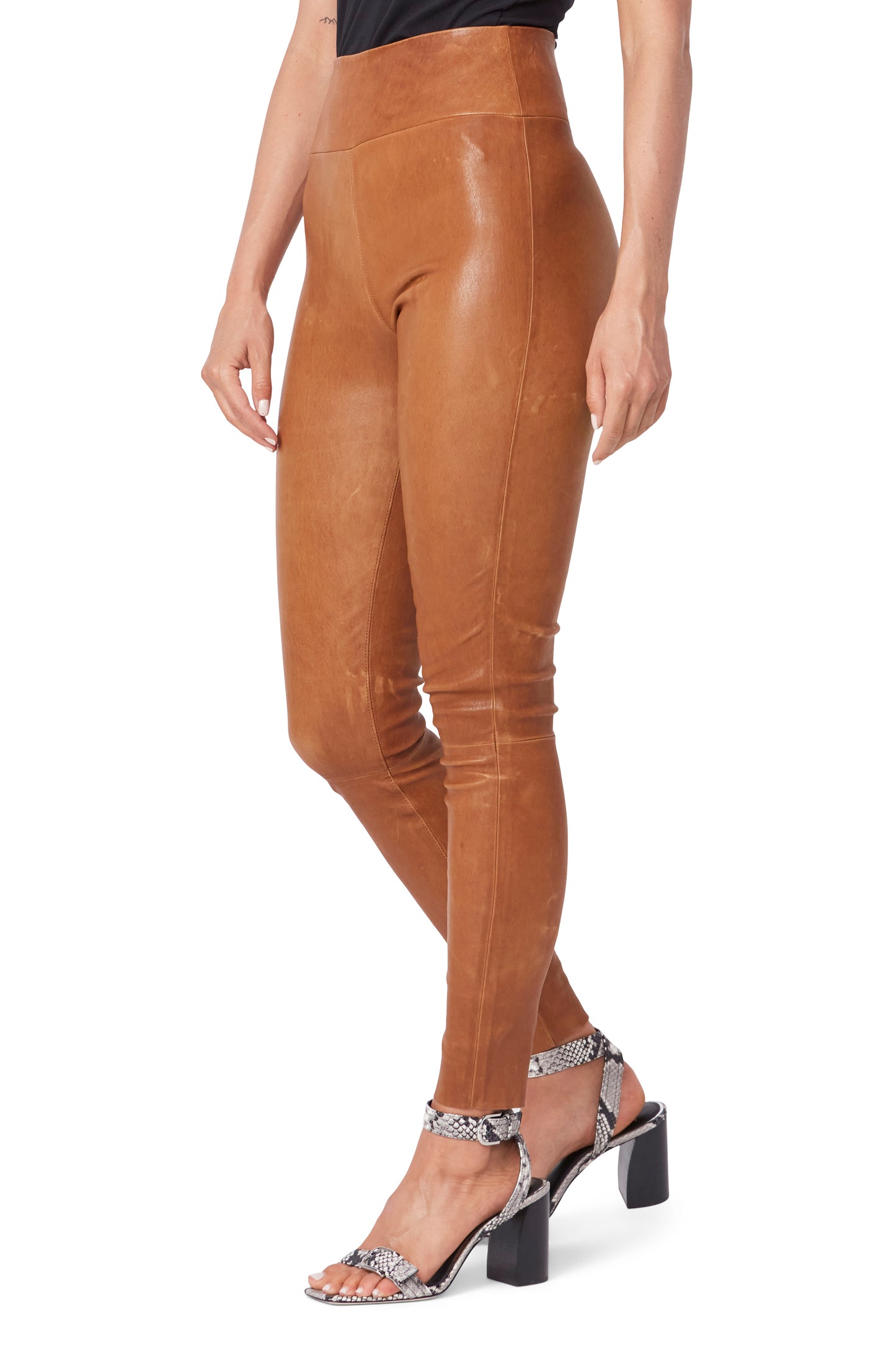 Sheena Legging - Dark Argan Leather