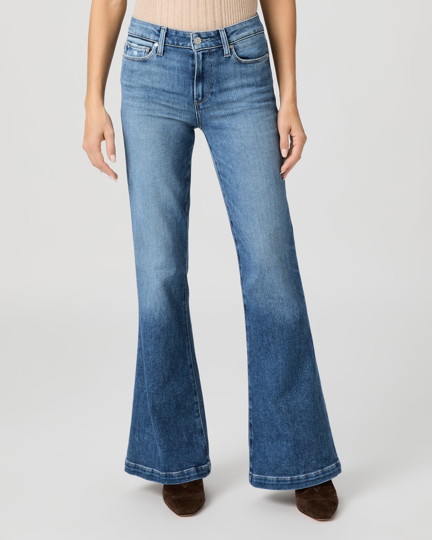 Genevieve 32 Inch Flare Jean - Bookshelf 23