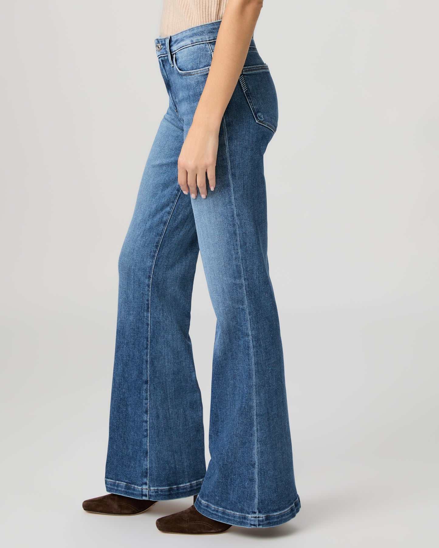 Genevieve 32 Inch Flare Jean - Bookshelf 23