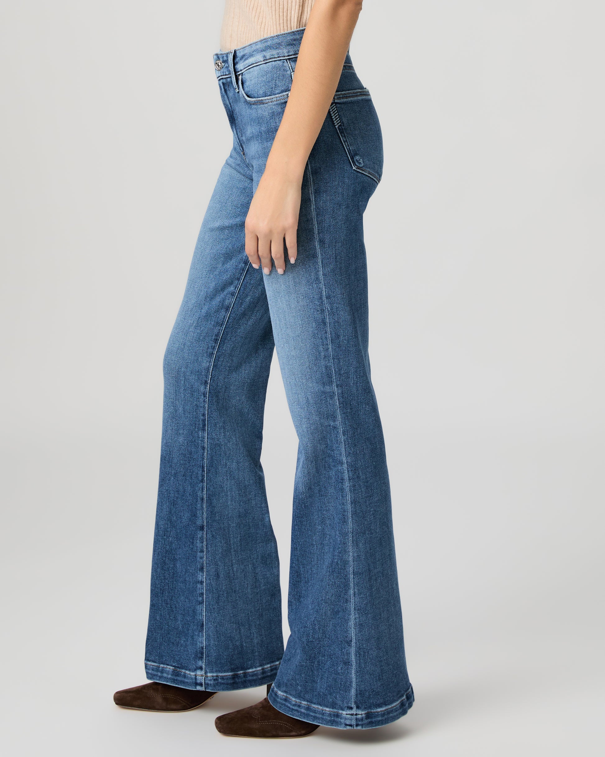 Genevieve 32 Inch Flare Jean - Bookshelf 23