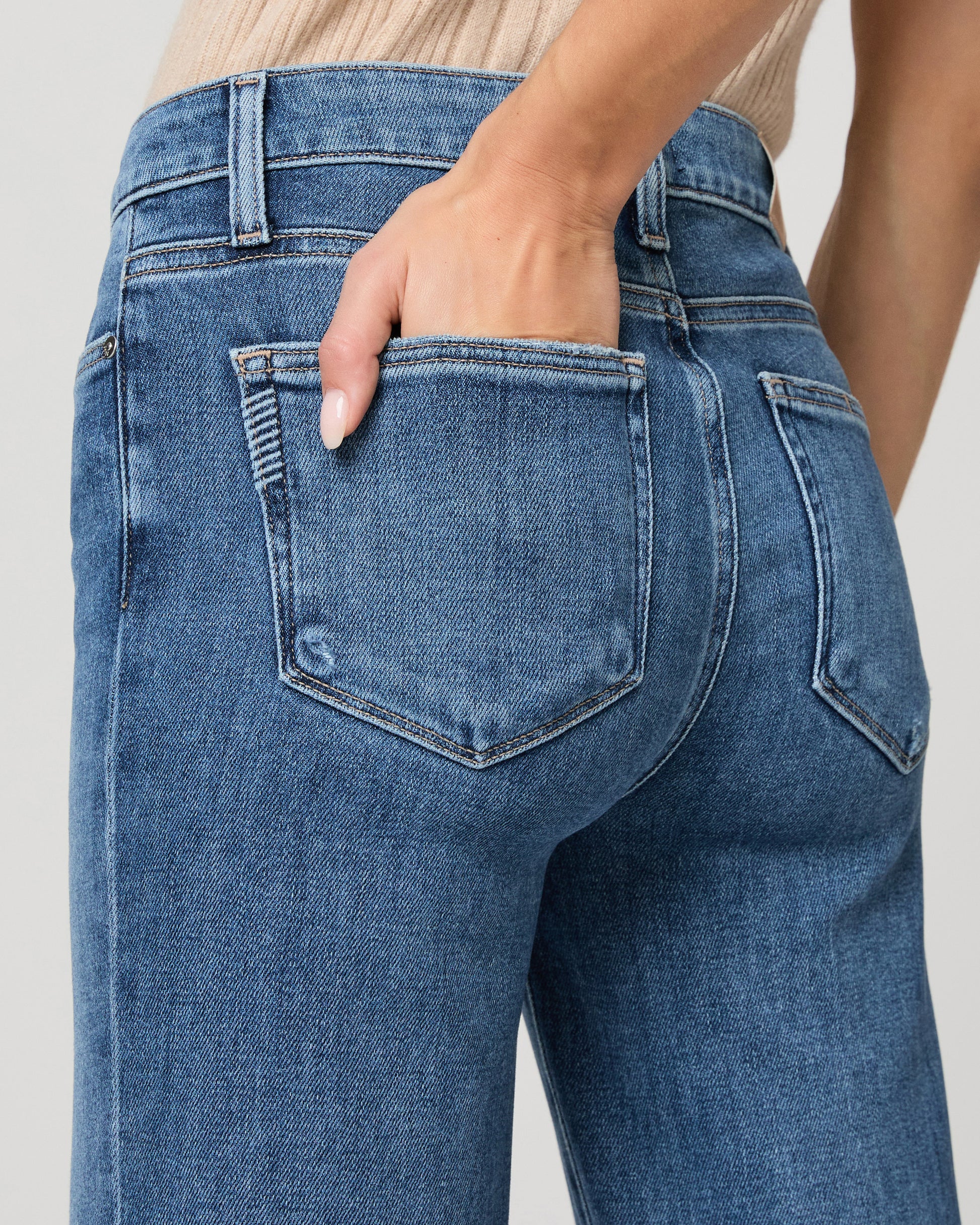 Genevieve 32 Inch Flare Jean - Bookshelf 23