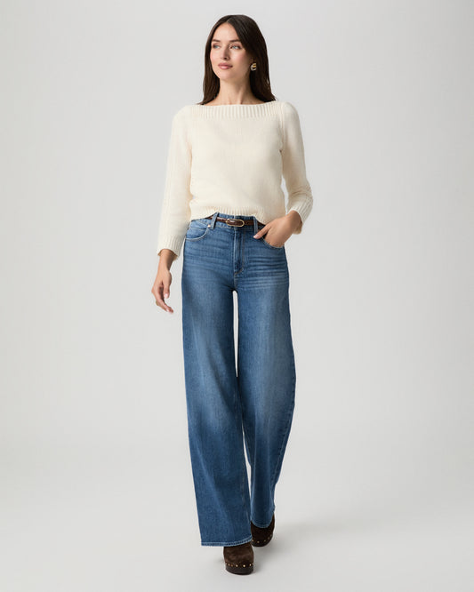 Sasha Wide Leg Jean - Stefania Distressed 23