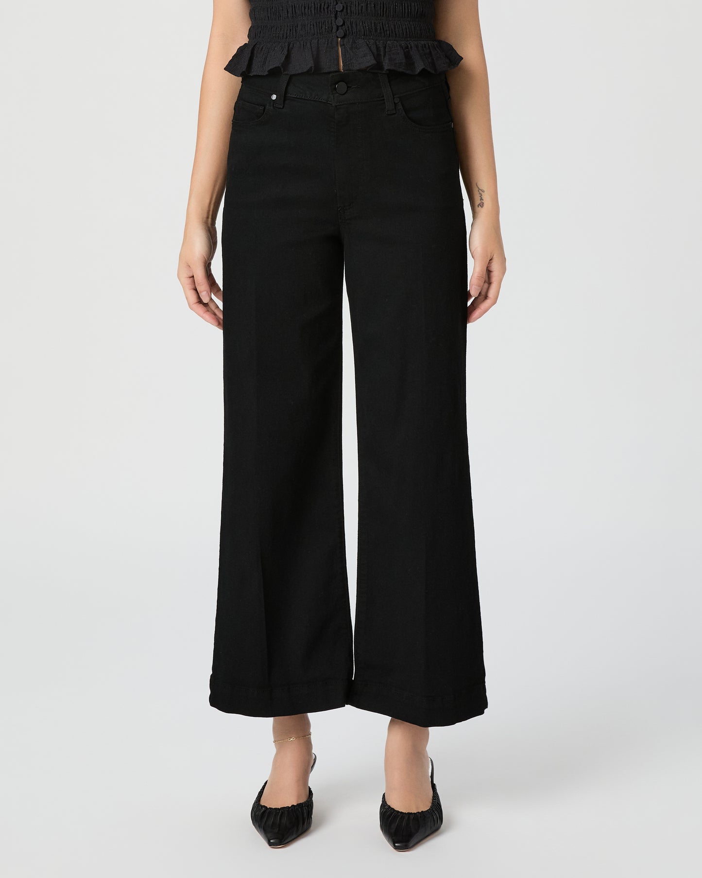 Anessa Petite Wide Leg - Black Shadow 23