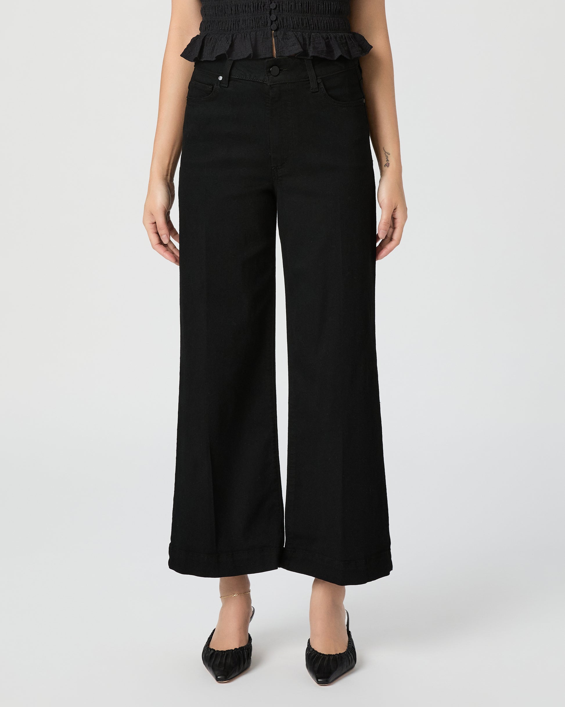 Anessa Petite Wide Leg - Black Shadow 23