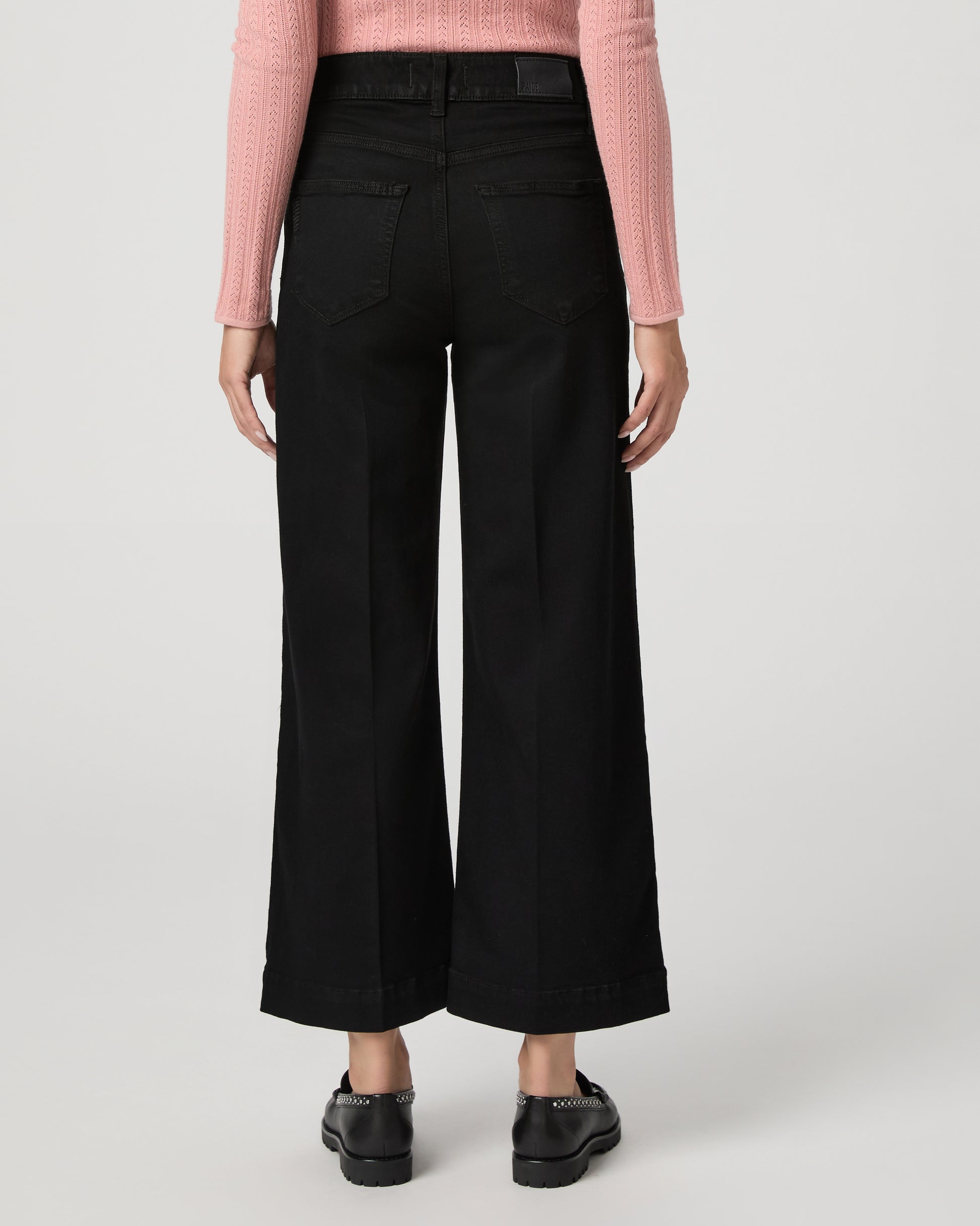 Anessa Petite Wide Leg Jean - Black Shadow 23