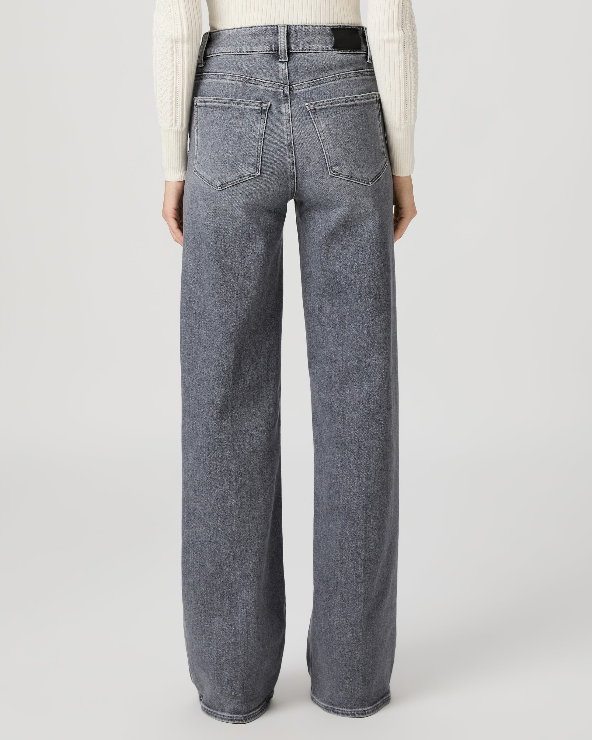 Sasha Wide Leg Jean - Smokey Grey 23