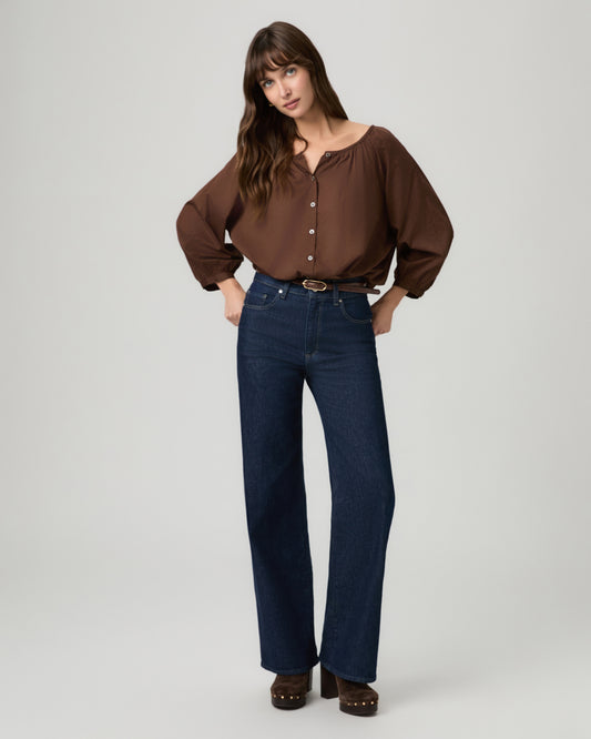 Sasha 32 Inch Wide Leg Jean - Amora 23