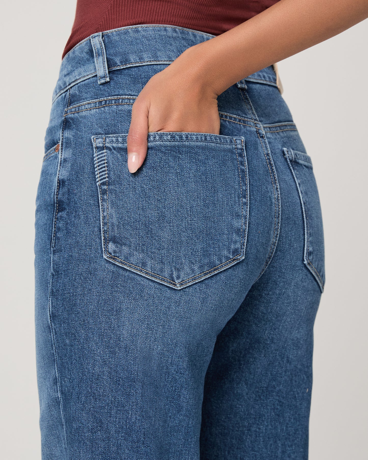 Sasha 32 Inch Wide Leg Jean - Bonjour 23
