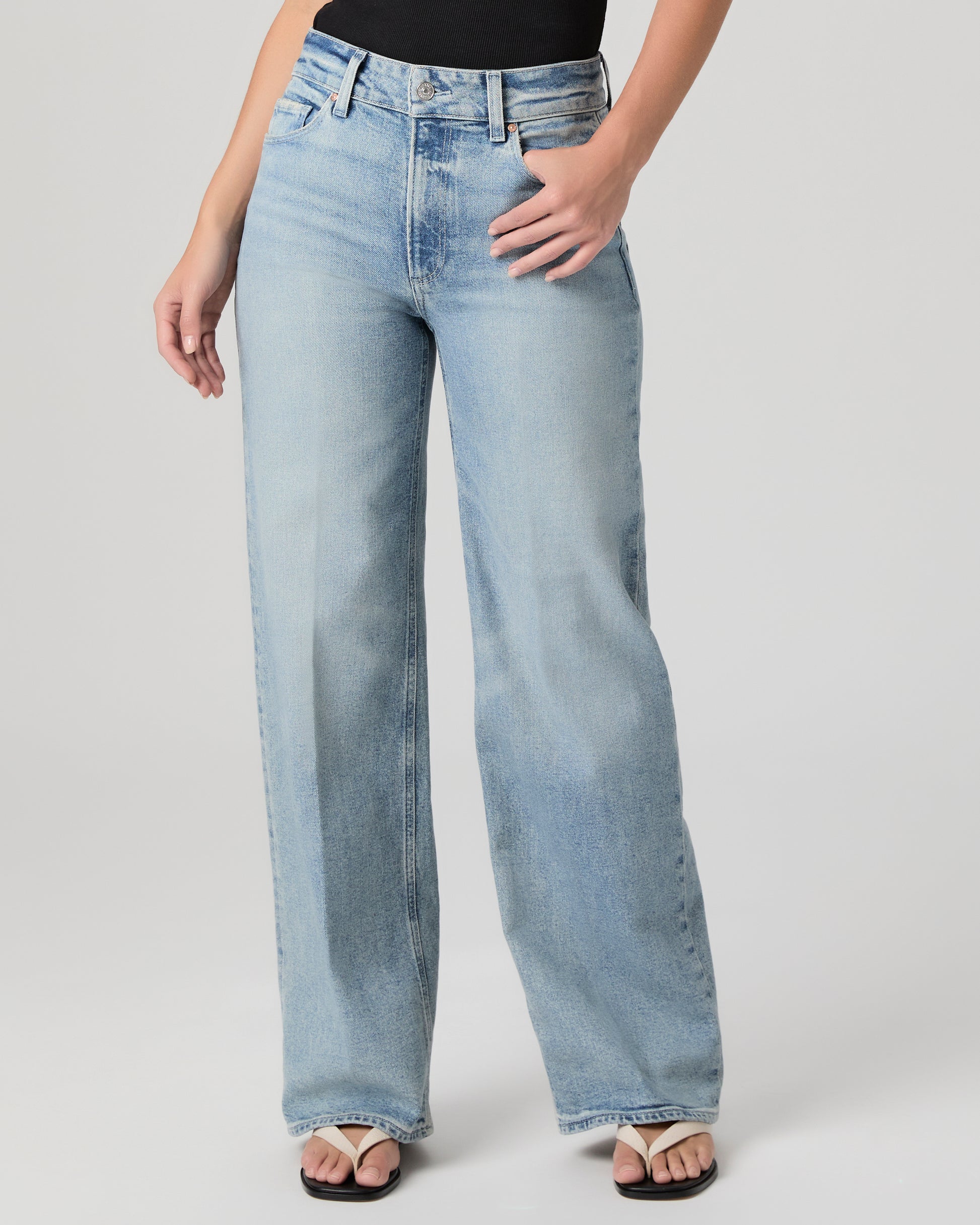 Sasha 32 Inch Wide Leg Jean - Low Key 23