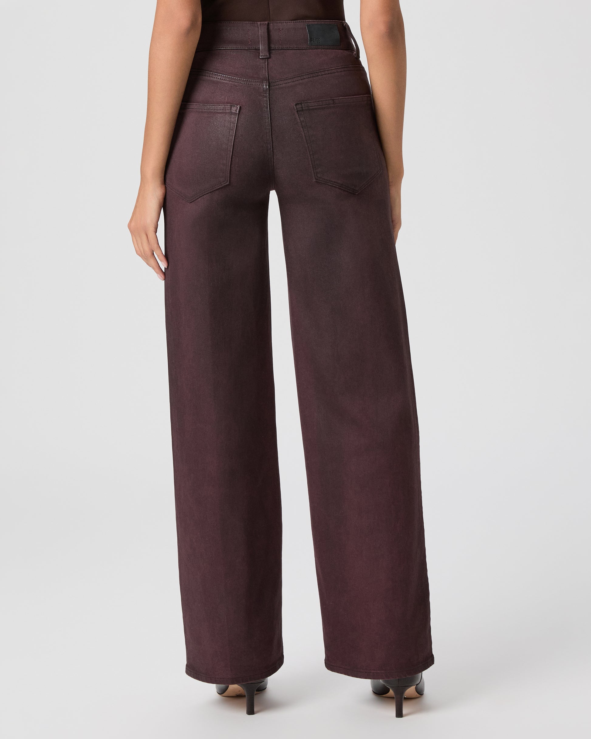 Sasha 32 Inch Wide Leg - Dark Oxblood Distressed Coating 23
