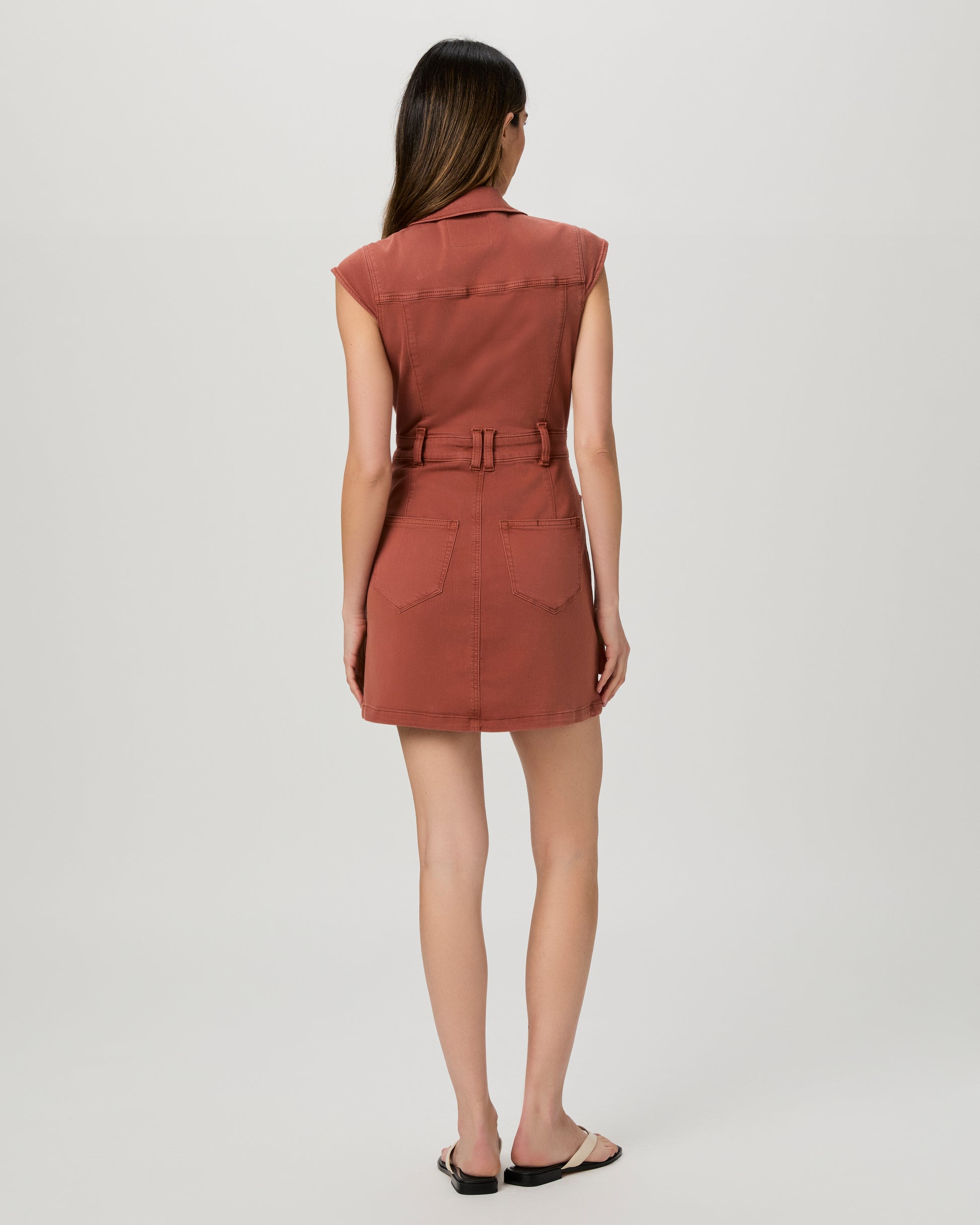 Jaxsyn Denim Dress - Vintage Clay Sunset 00